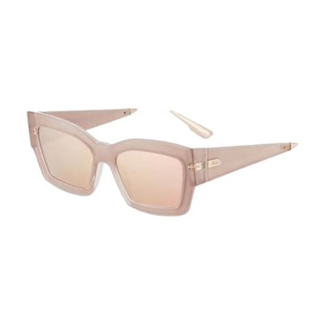 dior catstyle2|CatStyleDior2 Rose Gold Rectangular Sunglasses.